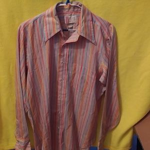 1957 Multi Colored Stripe Arrow Sanforized Union